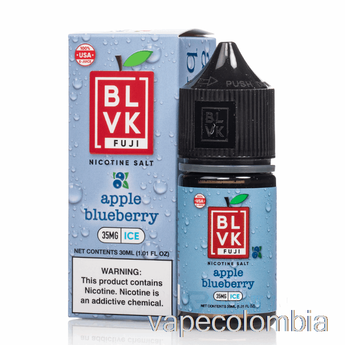 Vape Desechable Manzana Arándano Hielo - Blvk Fuji Sales - 30ml 35mg